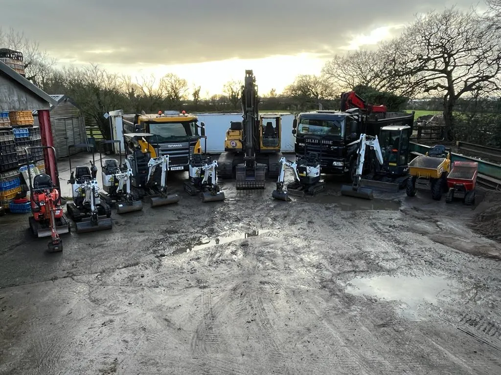 A selection of Plant Hire Equipment